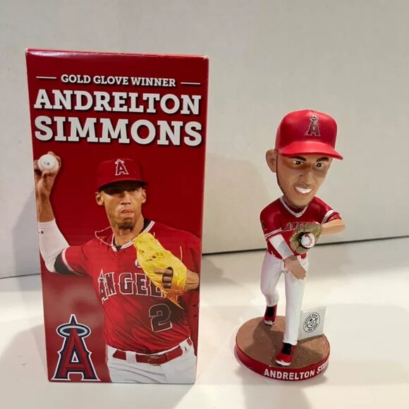Andrelton Simmons #2 Los Angeles Angels Bobblehead in Box, Clean - Picture 5 of 10
